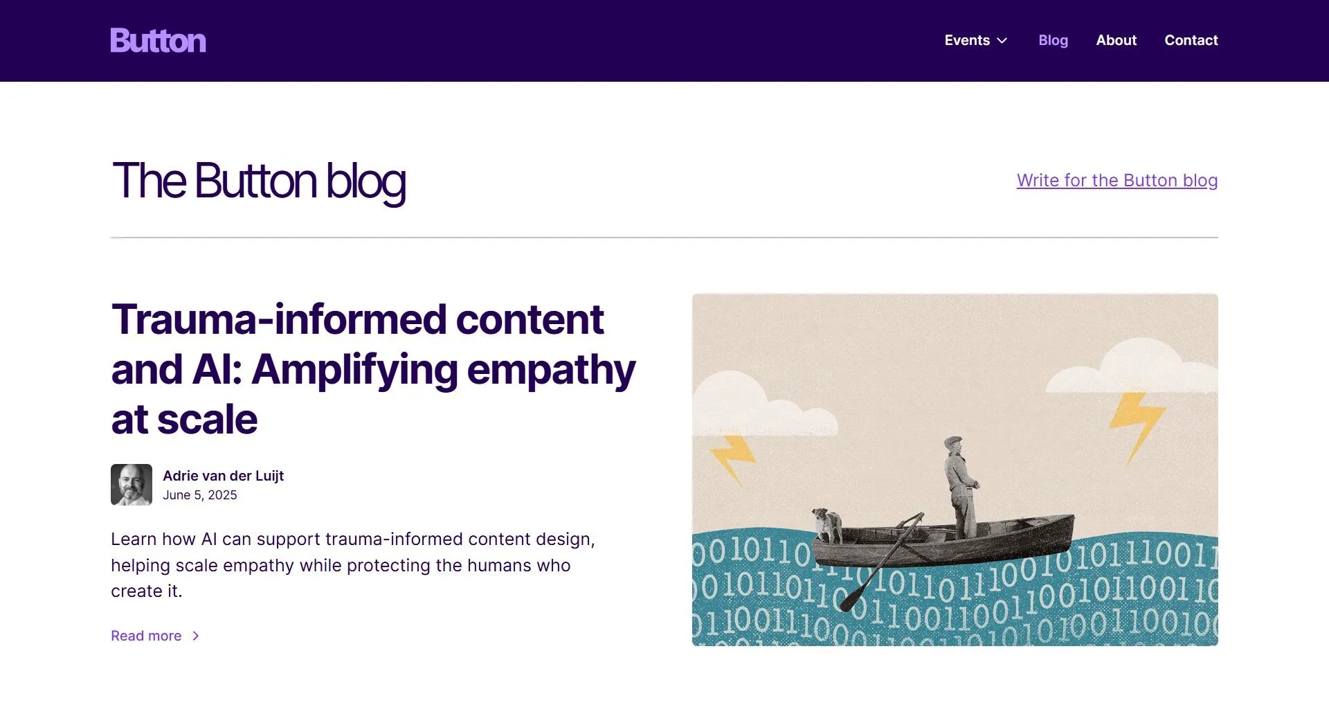 Learn how AI can support trauma-informed content design, helping scale empathy while protecting the humans who create it.